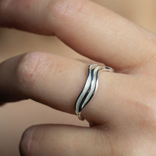 Tideline Silver Ring