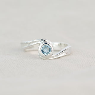 Whirlpool Aquamarine Ring