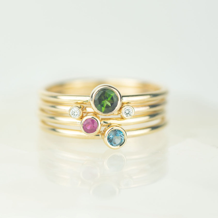 Create Your Own Andromeda Stacking Ring Set - 9ct Gold