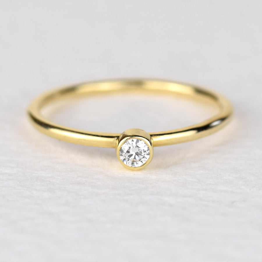 Andromeda - 3mm Diamond Gold Ring
