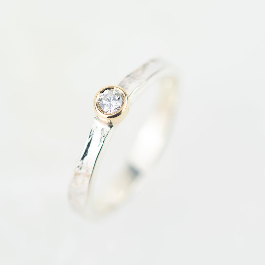 Tess - Diamond Silver Storybook Ring