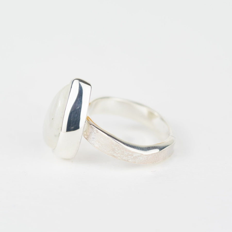 No.232 Teardrop Silver Moonstone Ring