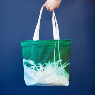 Blue Jellyfish and Friends Canvas Tote Bag