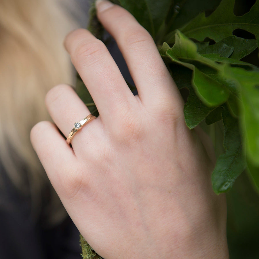 Tess - Diamond Gold Storybook Ring