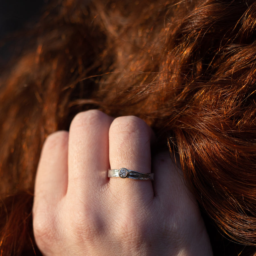 Heidi - 3.5mm Diamond Storybook Ring