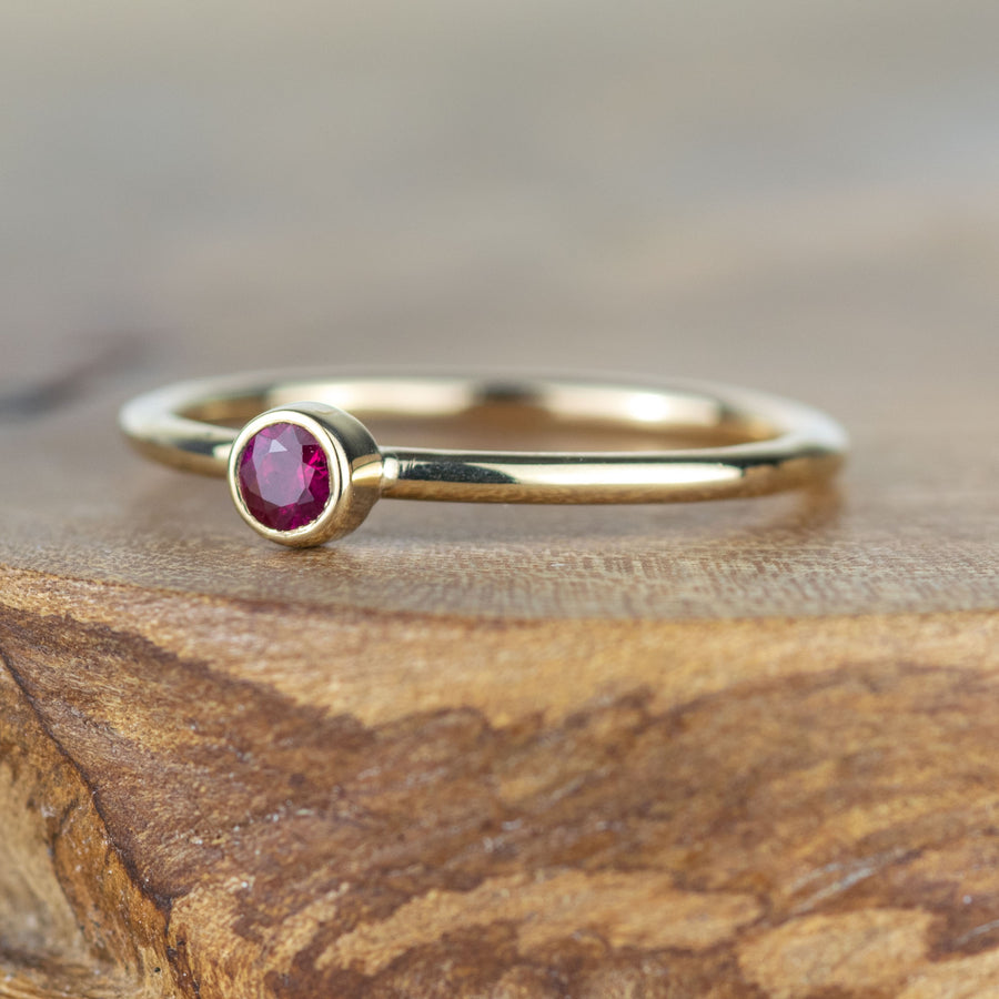 Andromeda - 3mm Ruby Ring