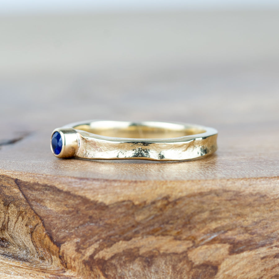 Tess - Sapphire Gold Storybook Ring
