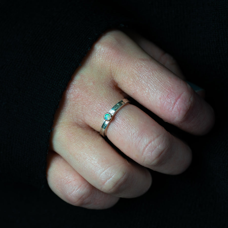 Tess - Opal October Birthstone Ring