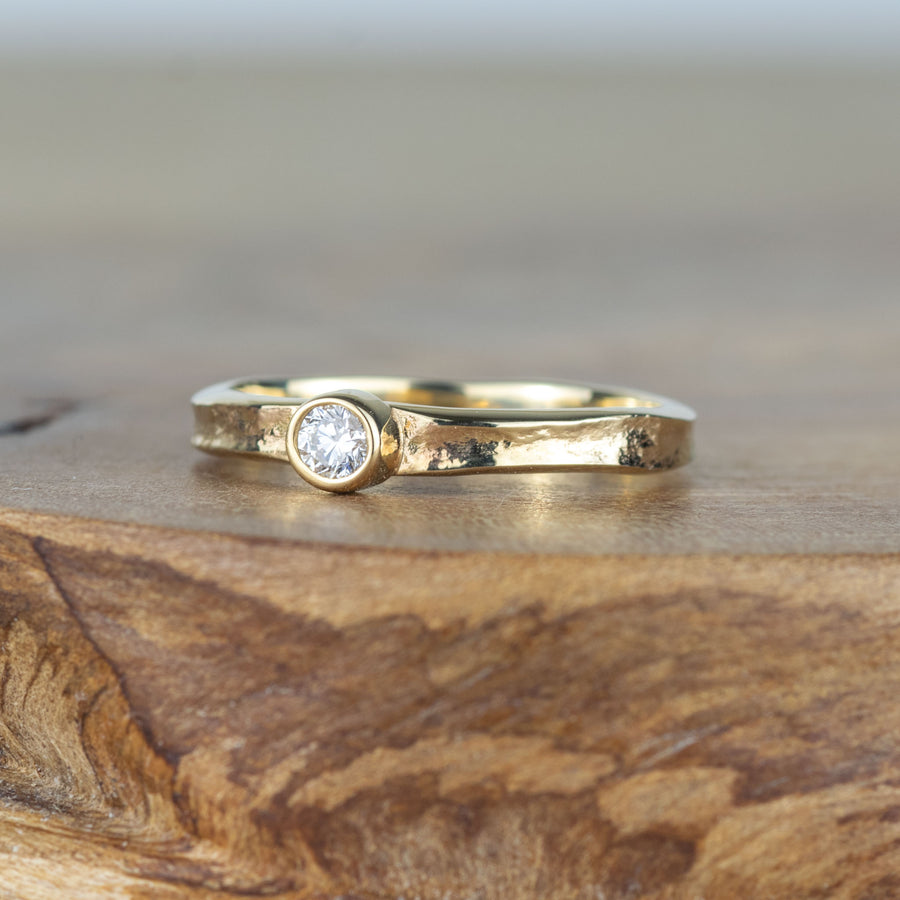 Tess - Diamond Gold Storybook Ring