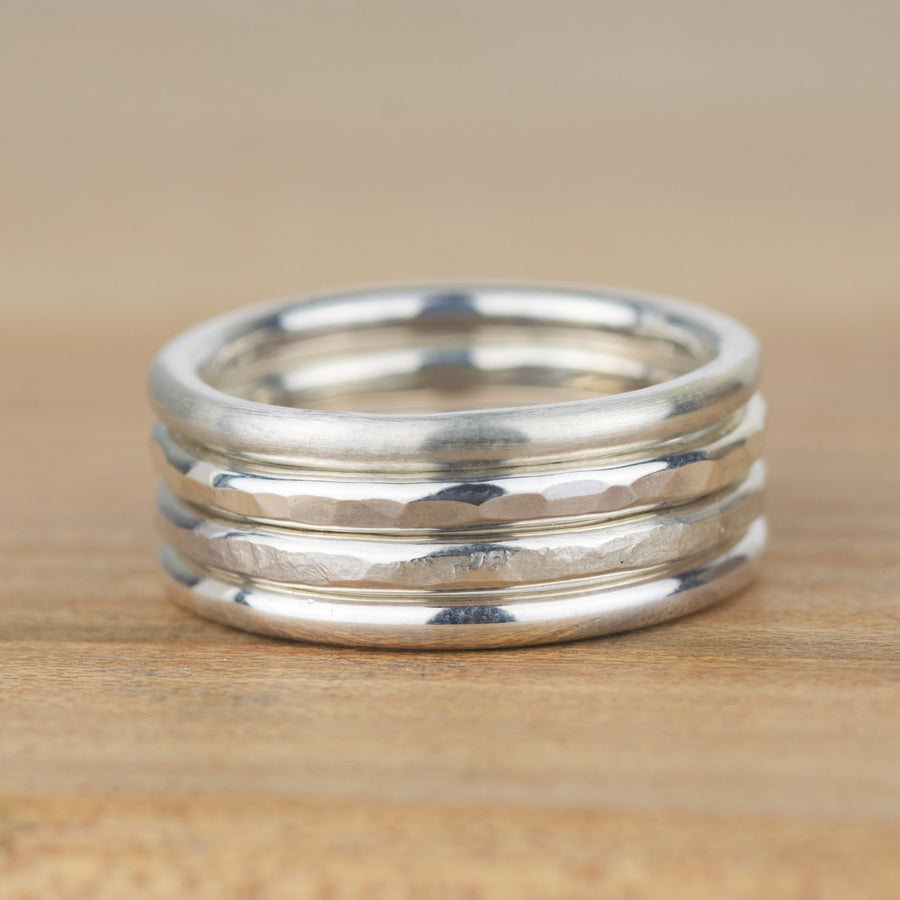 Sterling Silver 2mm Halo Ring