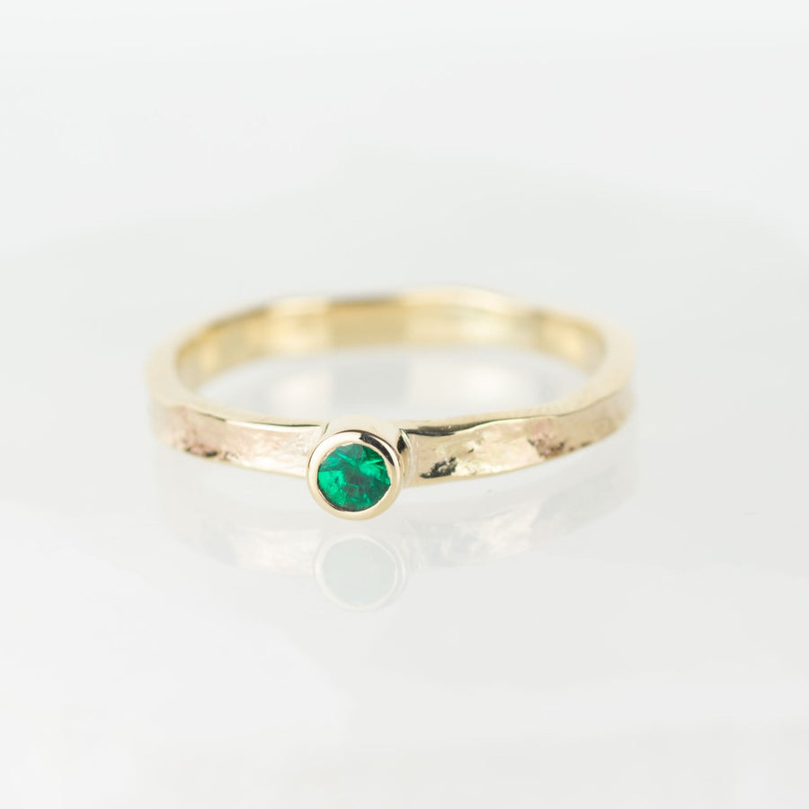 Tess - Emerald Gold Storybook Ring